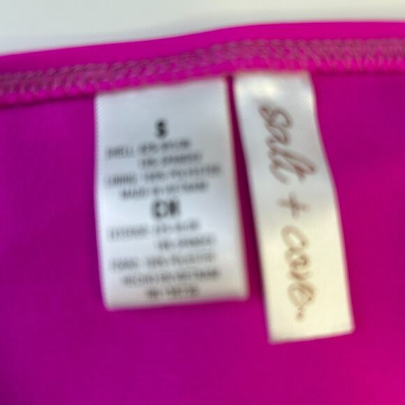 Salt+Cove 2 Piece Floral Bikini Top Multi & Solid Bottom Juniors Small NWT - Picture 5 of 9